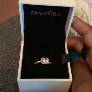 Pandora square shaped ring. “Timeless Elegan”